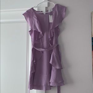 BRAND NEW! ruffled lavender dress
